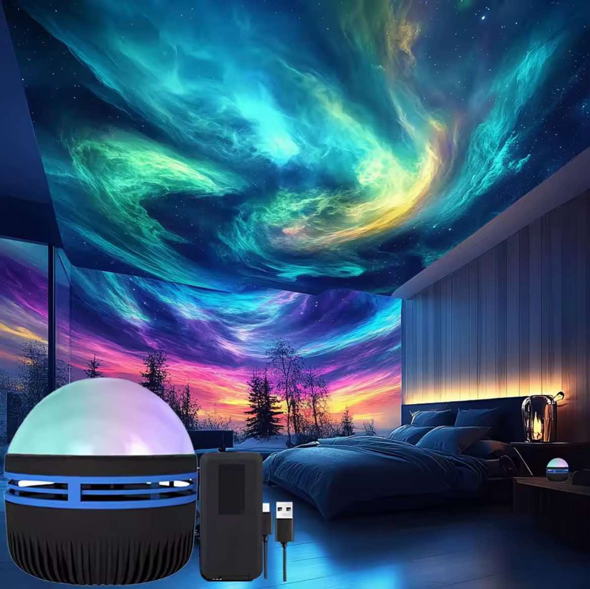 Led Northern Lights Projection Lamp