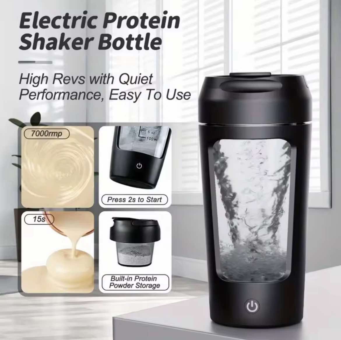 Electric protein powder mixing cup