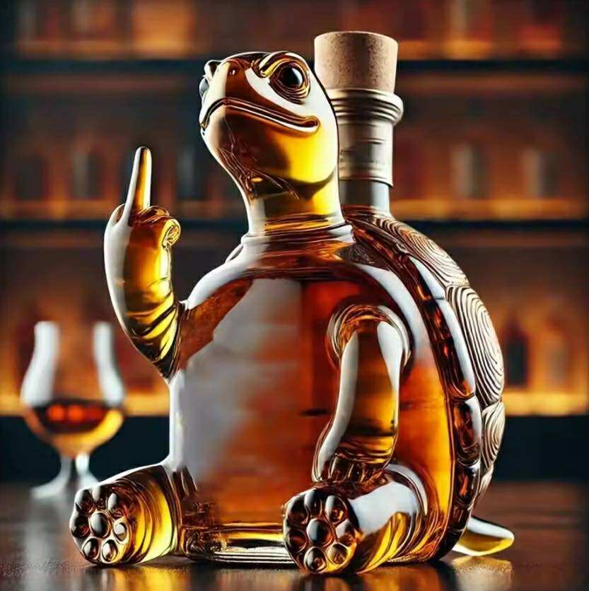 Middle Finger Wiskey Glass