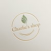 create a logo with the next name:Charlie`s shop